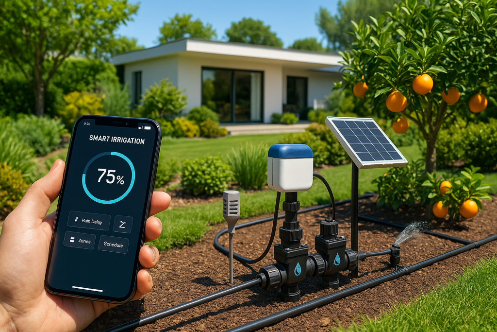 کنترل هوشمند آبیاری