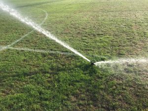 ایراد در نحوه آبیاری بارانی