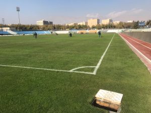 آبیاری یکنواخت زمین چمن